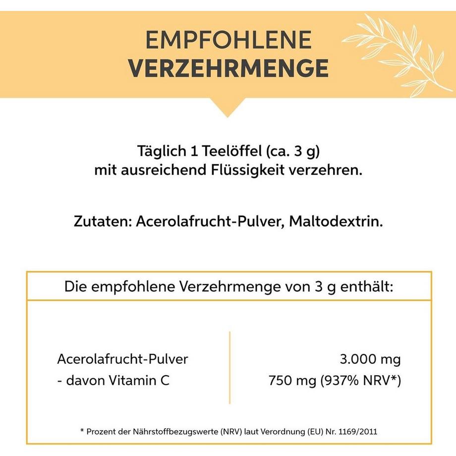 Eltabia  Acerola Pulver 