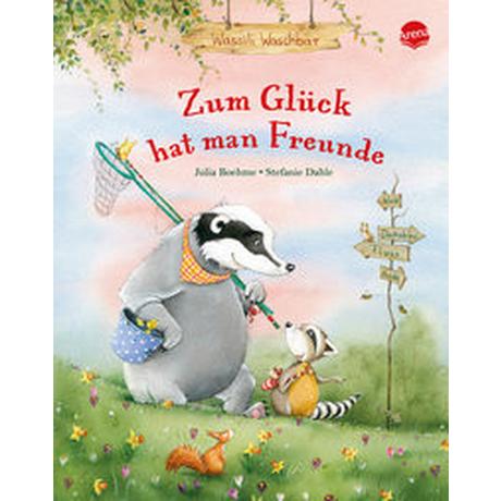 Wassili Waschbär. Zum Glück hat man Freunde Boehme, Julia; Dahle, Stefanie Copertina rigida 