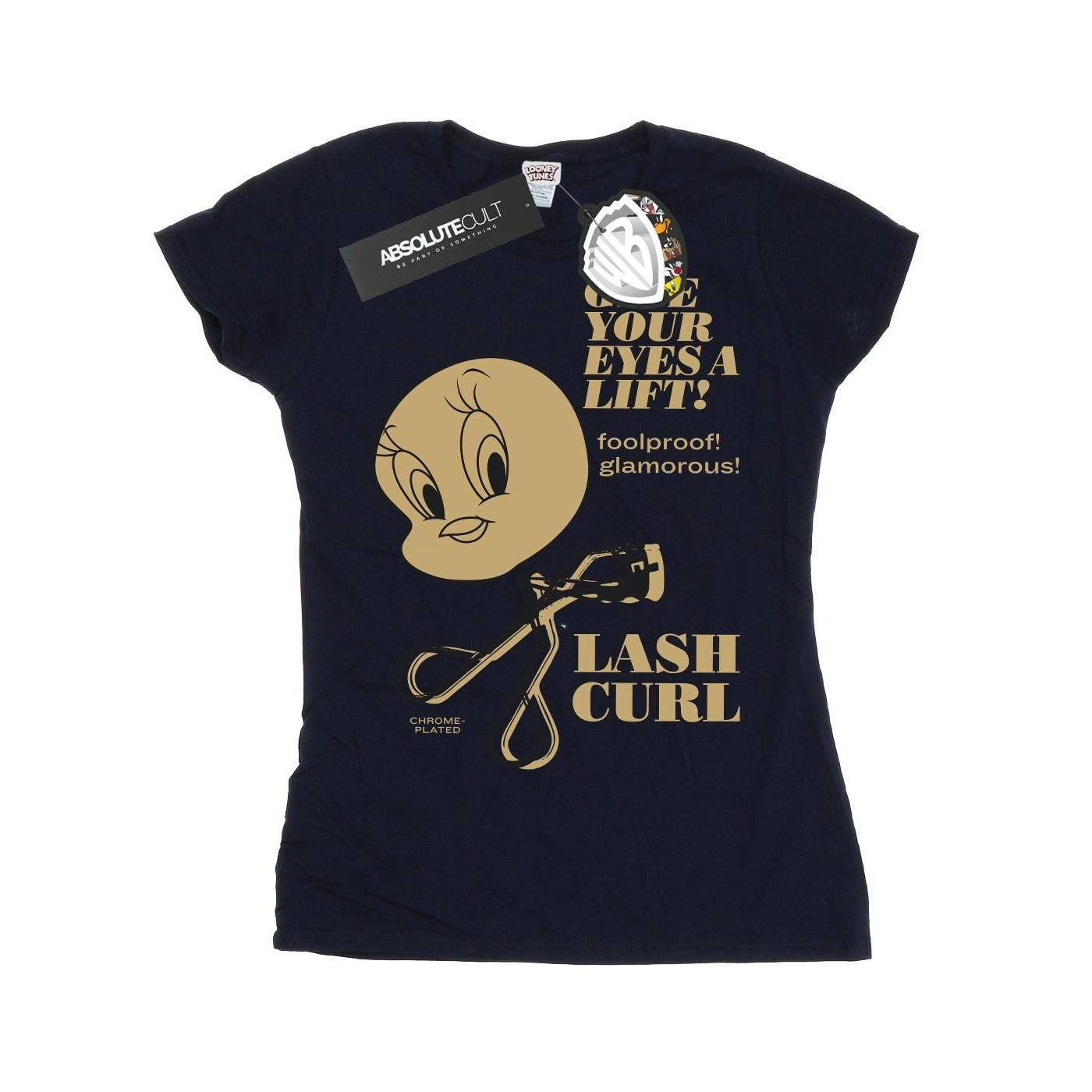 Image of Tweety Pie Lash Curl Tshirt Damen Marine L