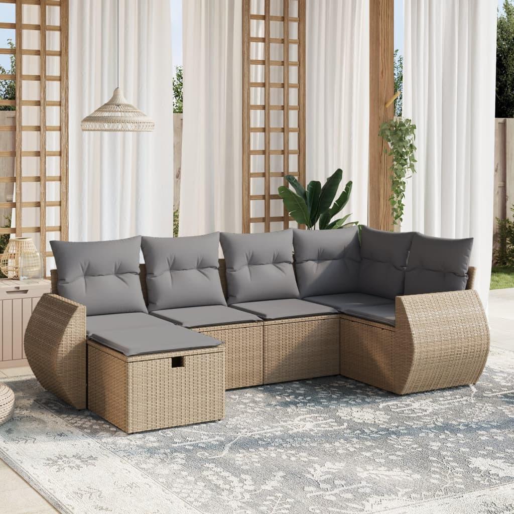 VidaXL Garten sofagarnitur poly-rattan  