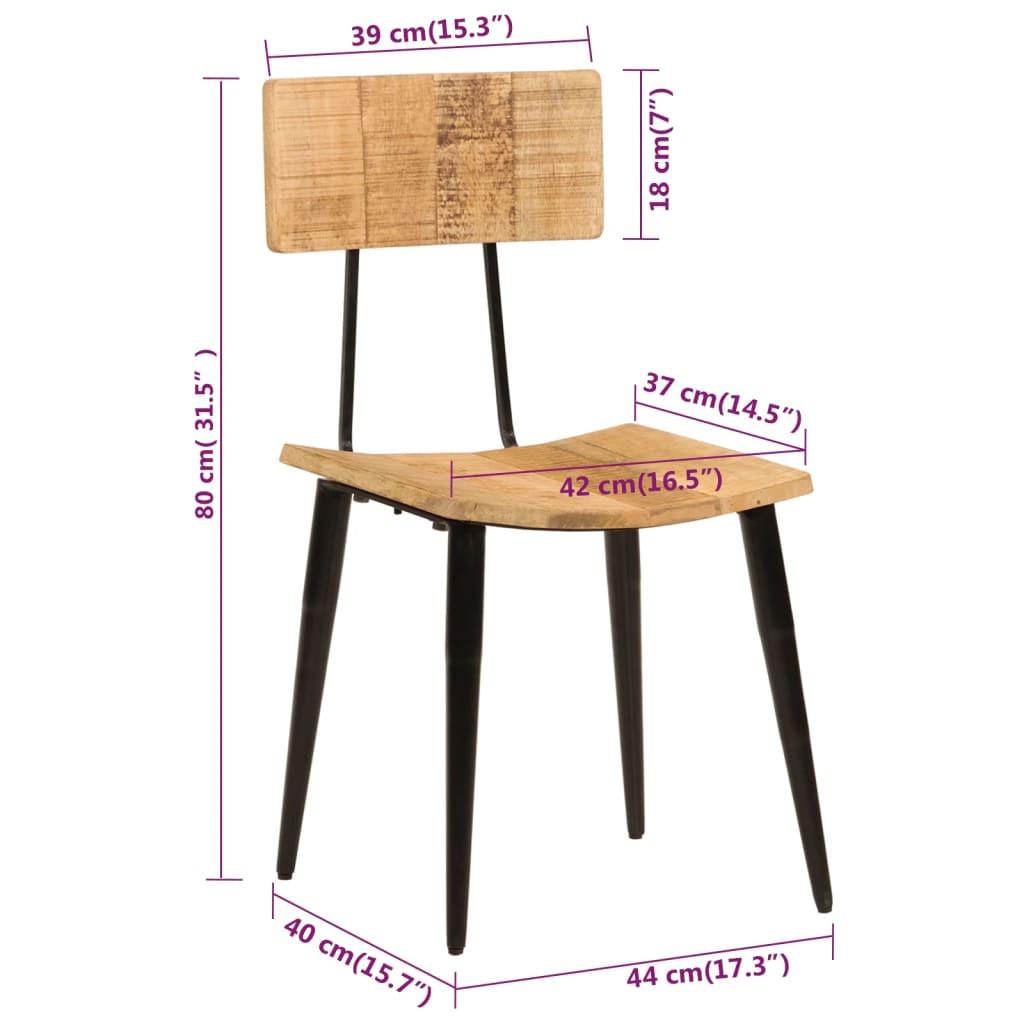 VidaXL Esszimmerstuhl holz  