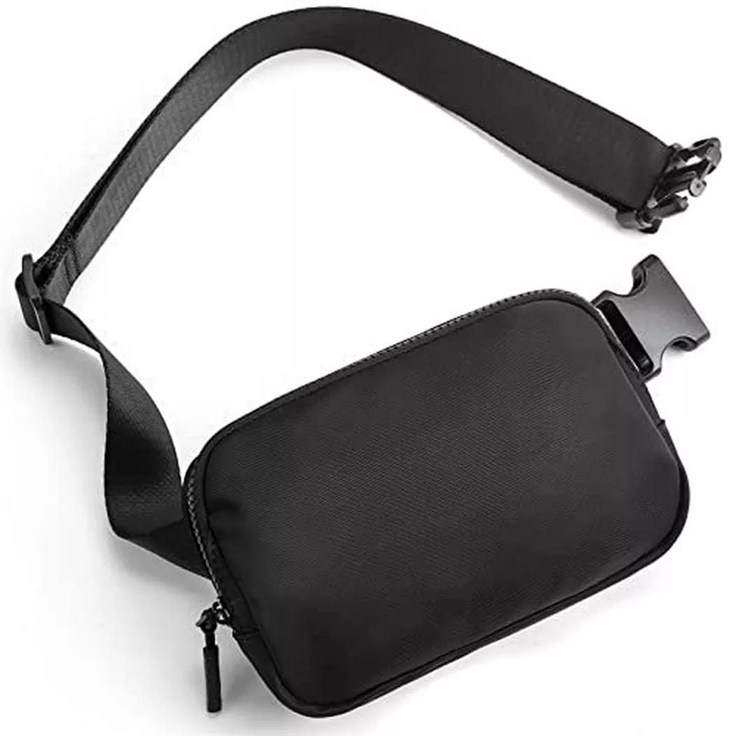 Only-bags.store - Bauchtasche Gürteltasche, Sport Mode Hüfttaschen Brustbeutel Umhängetasche Crossbody Bag mit, für Damen, Schwarz