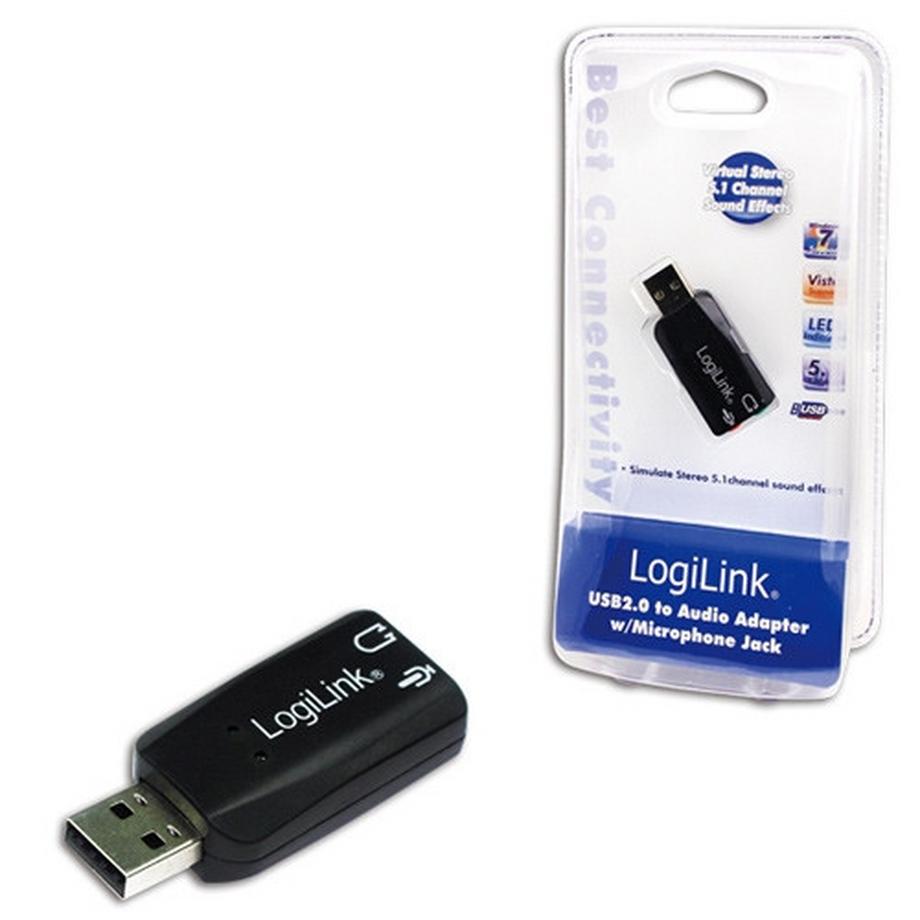 LogiLink  USB-Soundkarte. Virtueller 5.1-Sound 