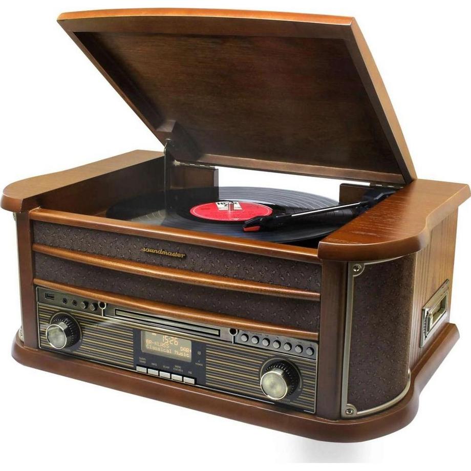 soundmaster  Soundmaster NR565DAB piatto audio Legno 