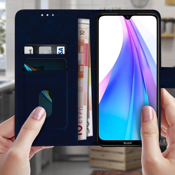 Avizar  Étui Folio Xiaomi Redmi Note 8T bleunuit 