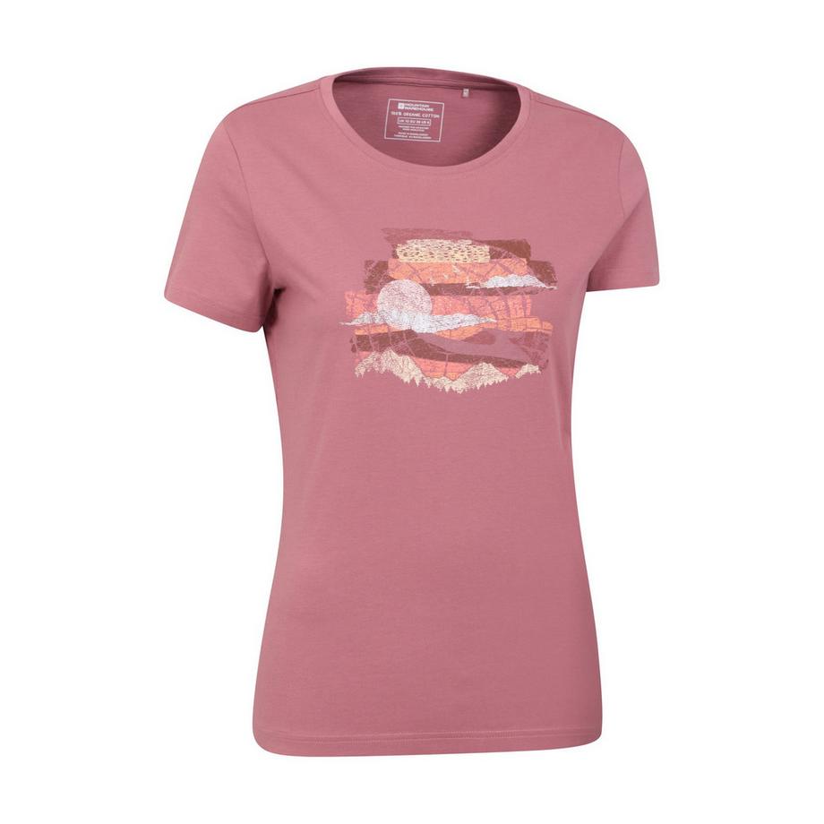Mountain Warehouse T-Shirt avec Imprimé Montagne  
