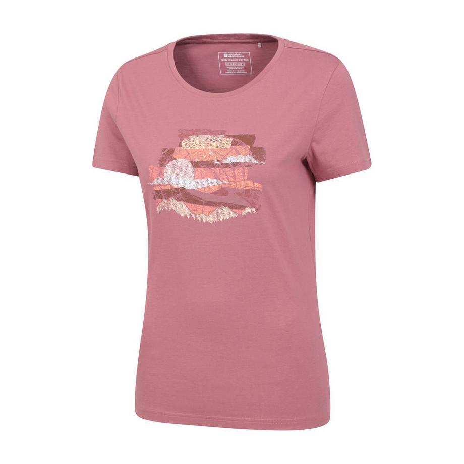 Mountain Warehouse T-Shirt avec Imprimé Montagne  