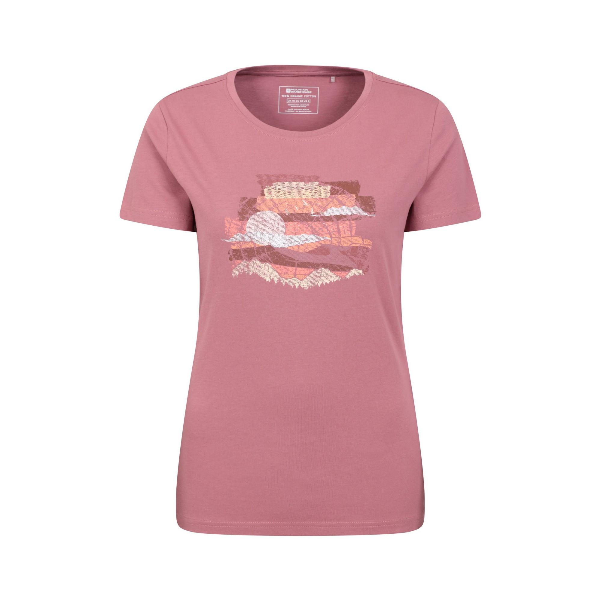 Image of Tshirt Damen Dunkelrosa 44