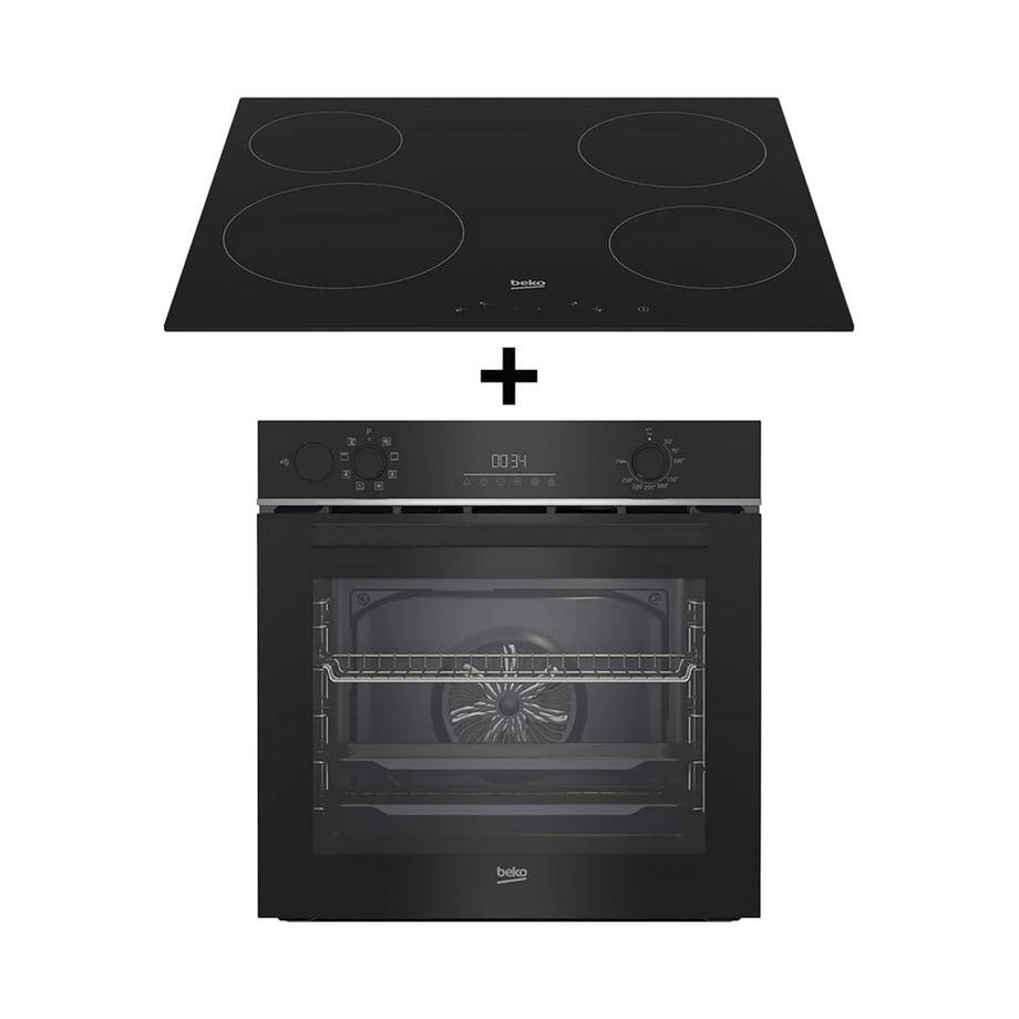 Beko  Ofen & Herd Set BBIS143N0B & HIC 64401 