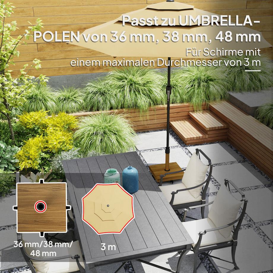 Outsunny Schirmständer  