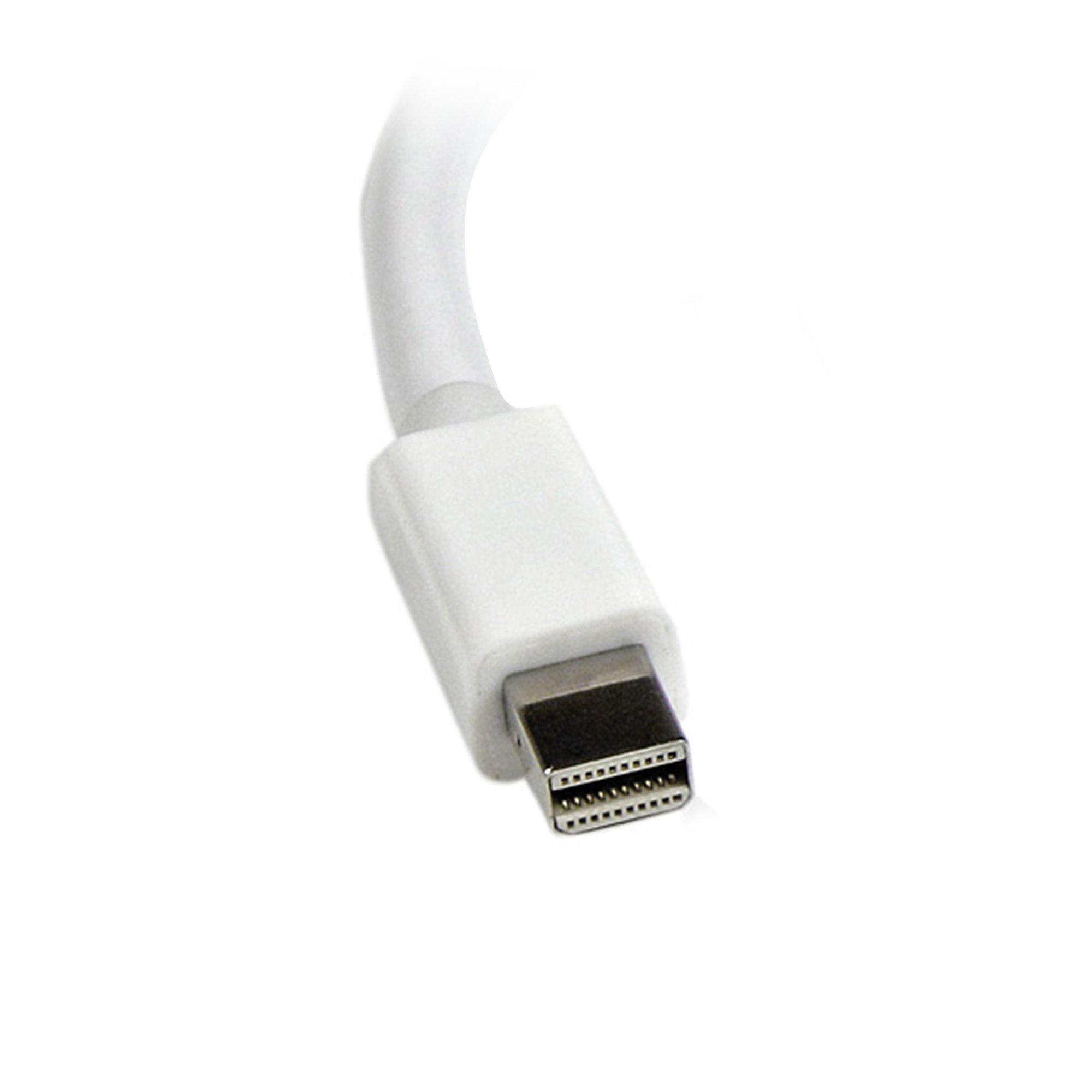 STARTECH.COM  StarTech.com Adaptateur / Convertisseur vidéo Mini DisplayPort vers VGA - M/F - 1920x1200 - Blanc 