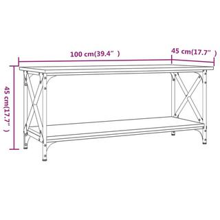 VidaXL Couchtisch holzwerkstoff  