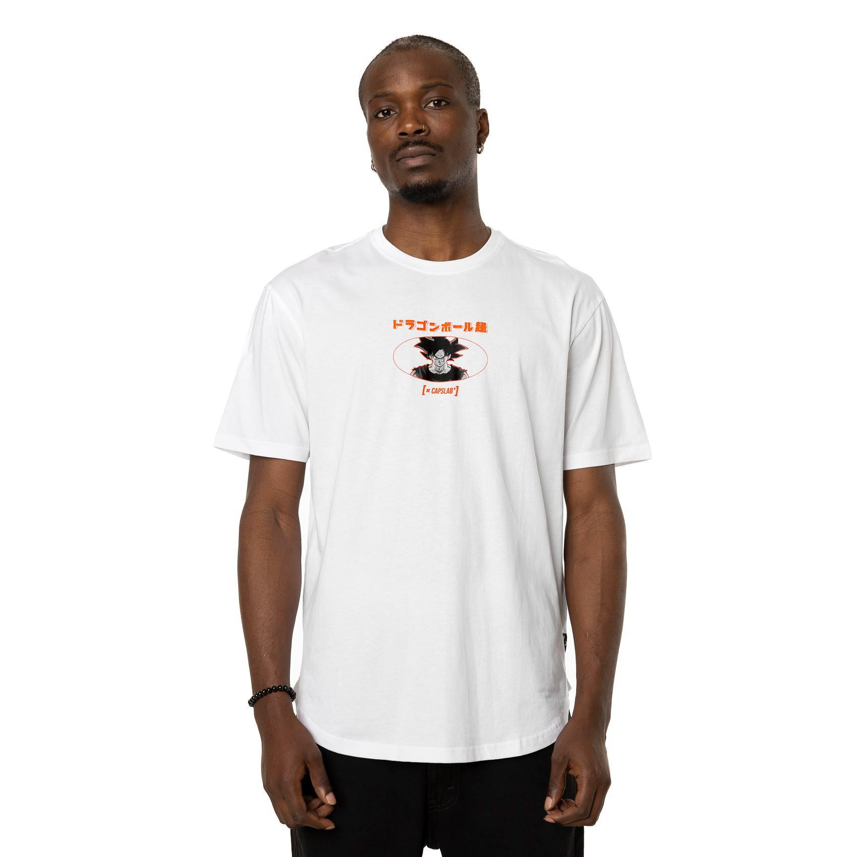 Image of T-shirt - Dragon Ball - Ultra Instinct - Son Goku Herren Weiss L