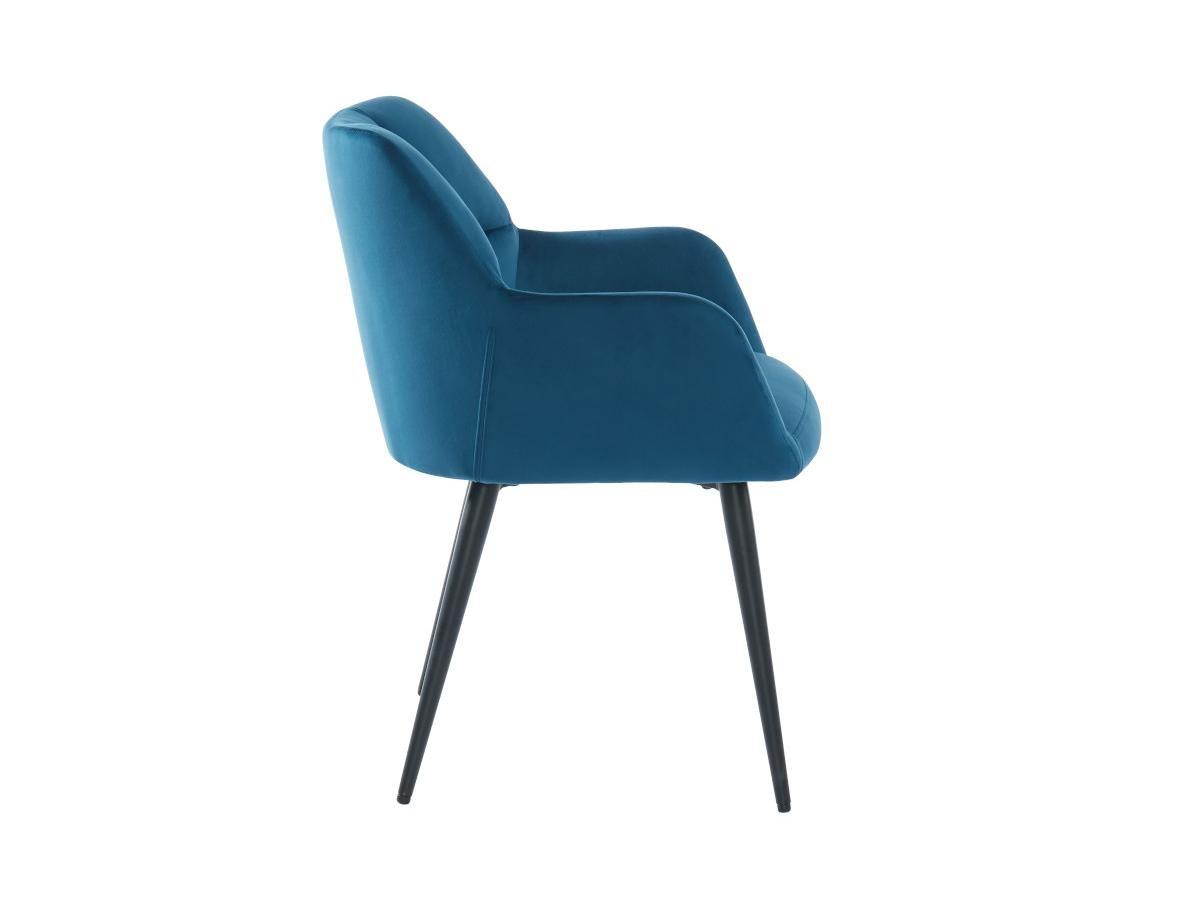 Vente-unique Stuhl 6erSet Samt Metall  PEGA  