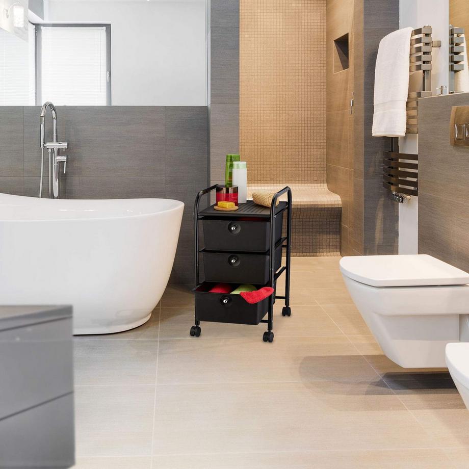 B2X Badezimmerwagen mit 3 Schubladen  