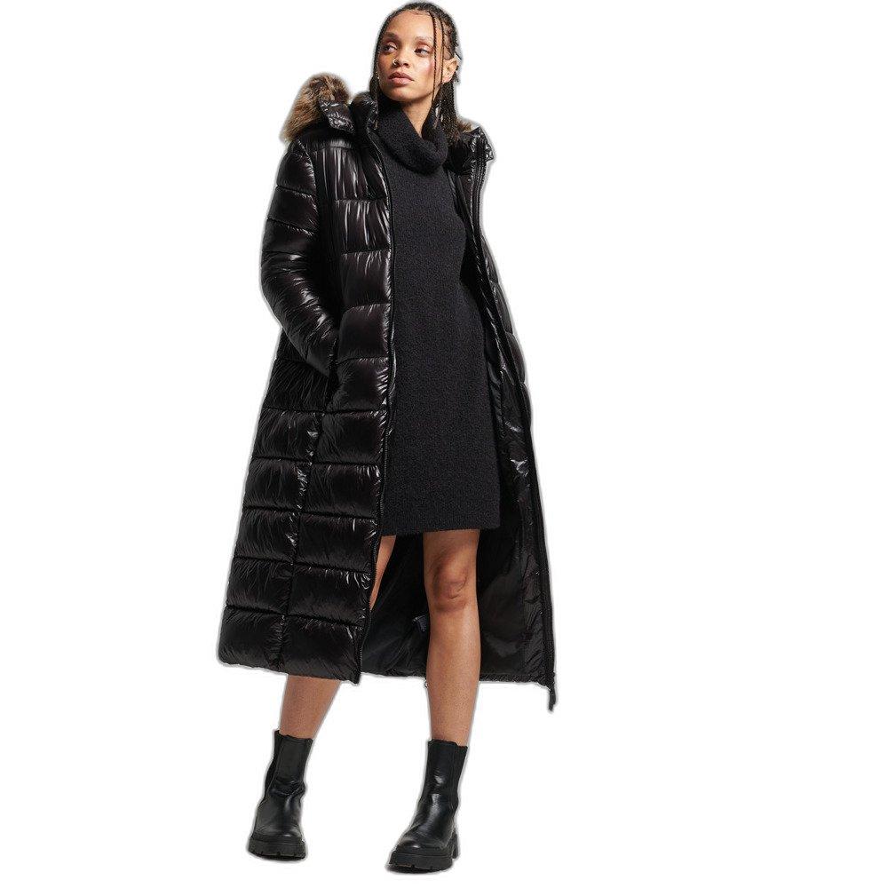 Image of Lange Daunenjacke Daen Ountain Fuji Shine Damen M