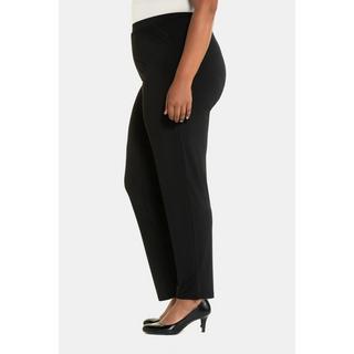 Ulla Popken  Pantaloni in jersey con cintura elastica nero 