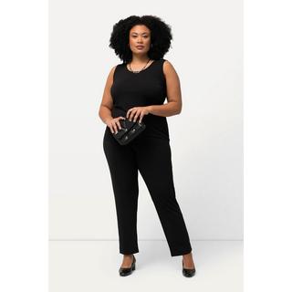 Ulla Popken  Pantaloni in jersey con cintura elastica nero 