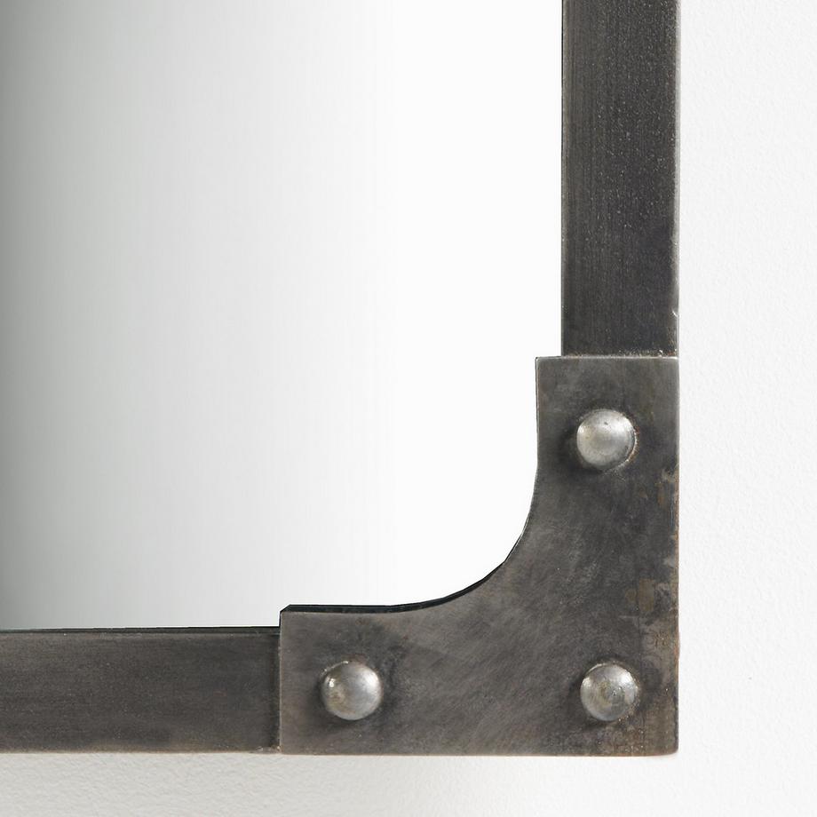 La Redoute Intérieurs Miroir métal fer industriel 120x100 cm  