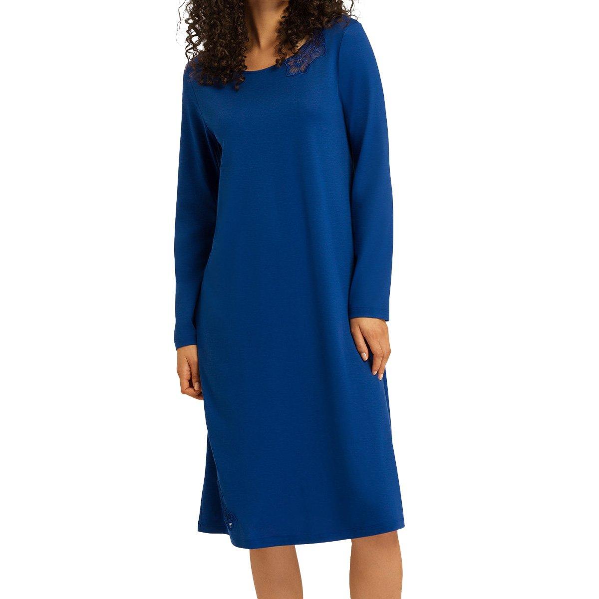 Image of Naila - Nachthemd Damen Blau XS