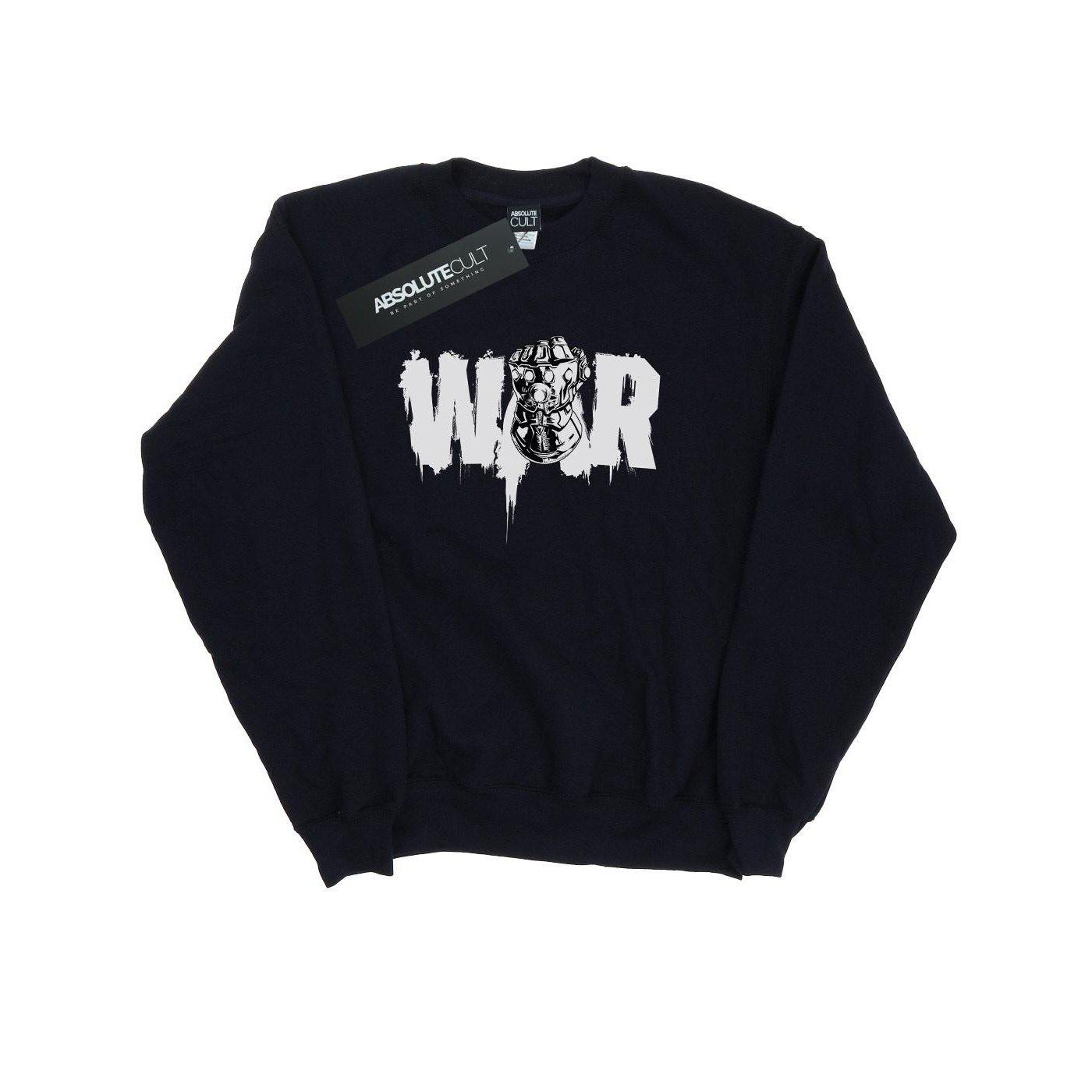 Image of Avengers Infinity War Fist Sweatshirt Damen Schwarz S