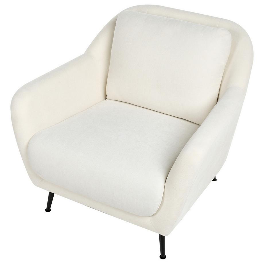 Beliani Sessel aus Chenillegewebe  EIBY  