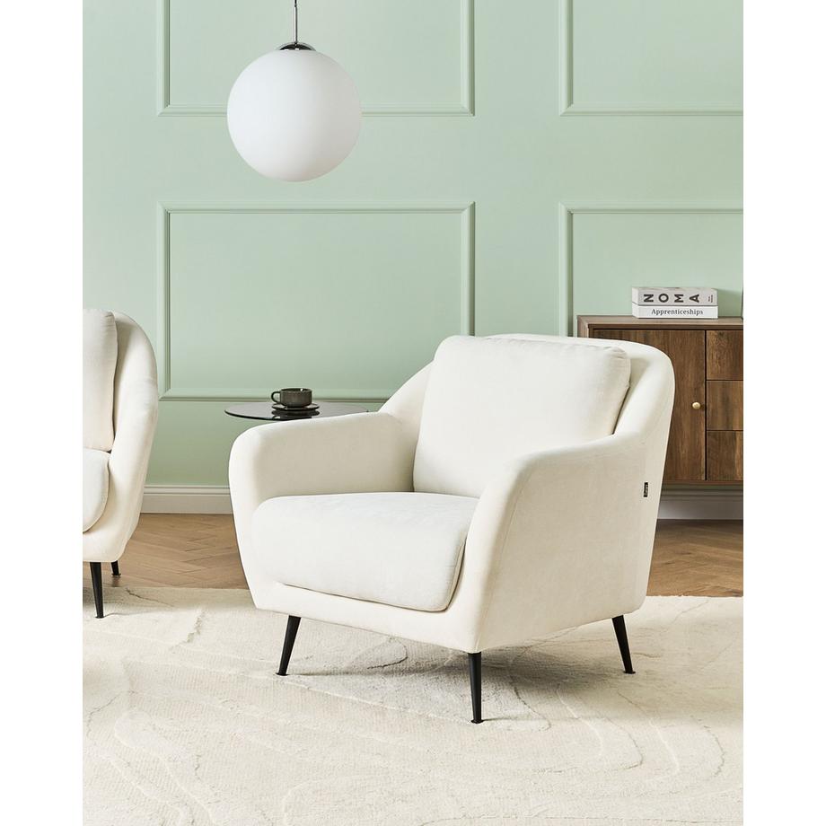 Beliani Sessel aus Chenillegewebe  EIBY  