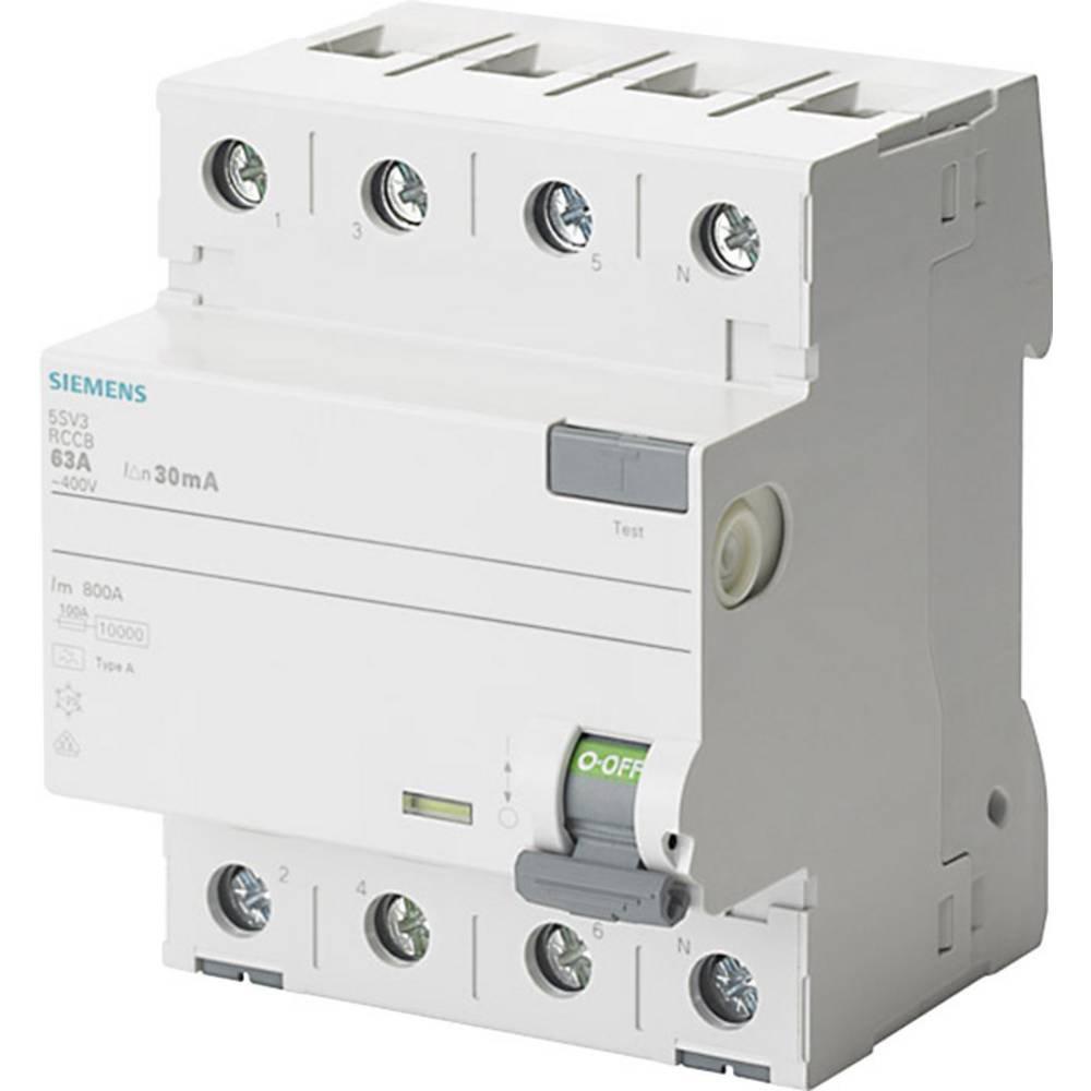 E+P Elektrik  Interrupteur différentiel type A, 40A, 3 pôles+N, 30 mA, 400V, 4 UM, SIGRES 