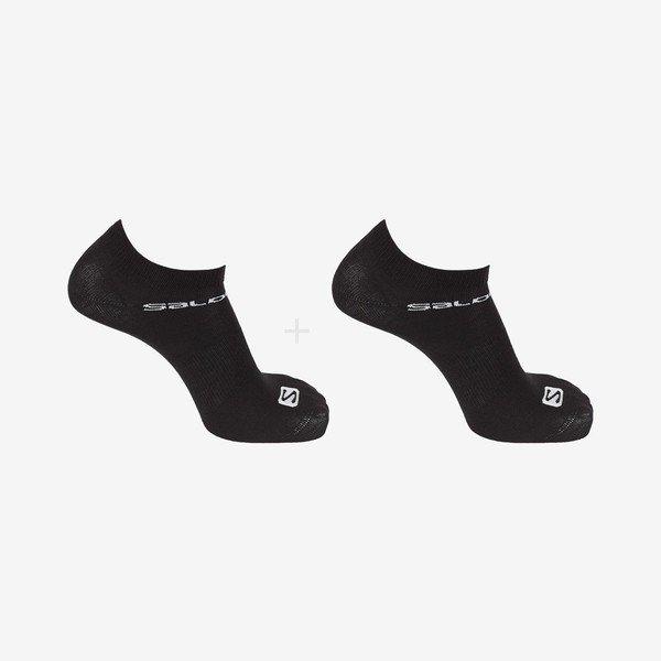 Image of Salomon Sneakersocken Festival 2 Pack (hiking) Unisex Schwarz Leicht 42-44
