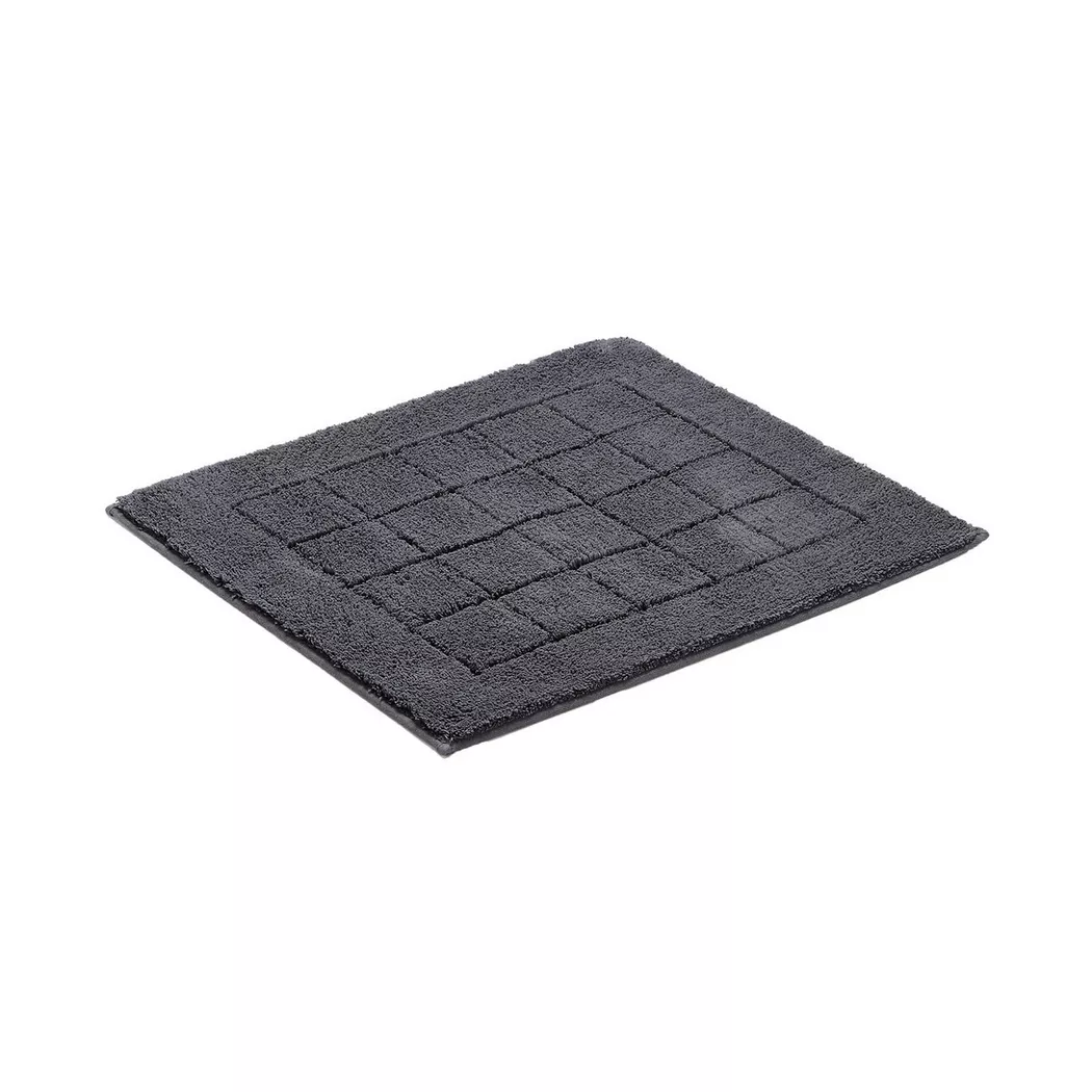 VOSSEN Tapis de bain EXCLUSIVE 55x65cm Flanelle gris