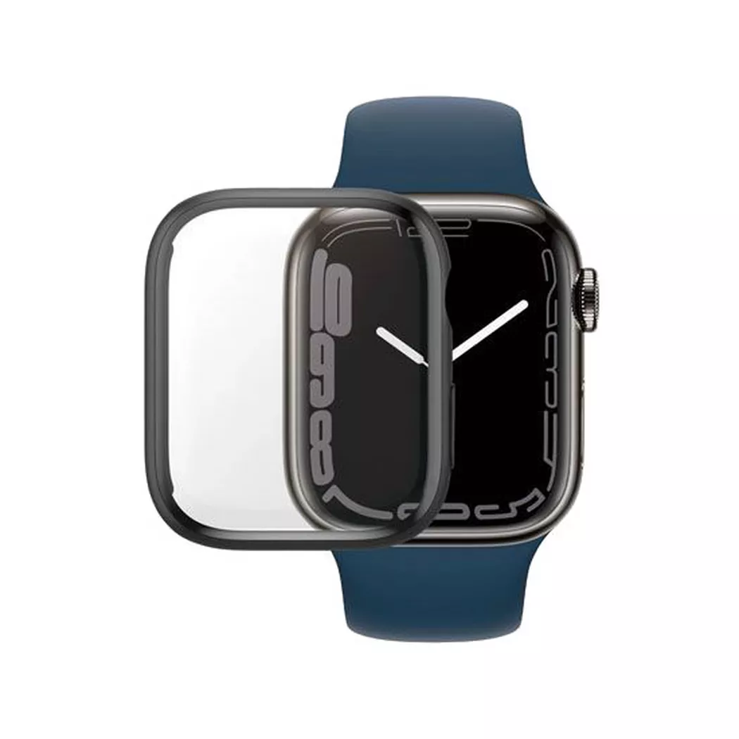 PanzerGlass ® Full body Case Apple Watch Series 9 | 8 | 7 | 45mm | Black Protection d'écran transparent 1 pièce(s)