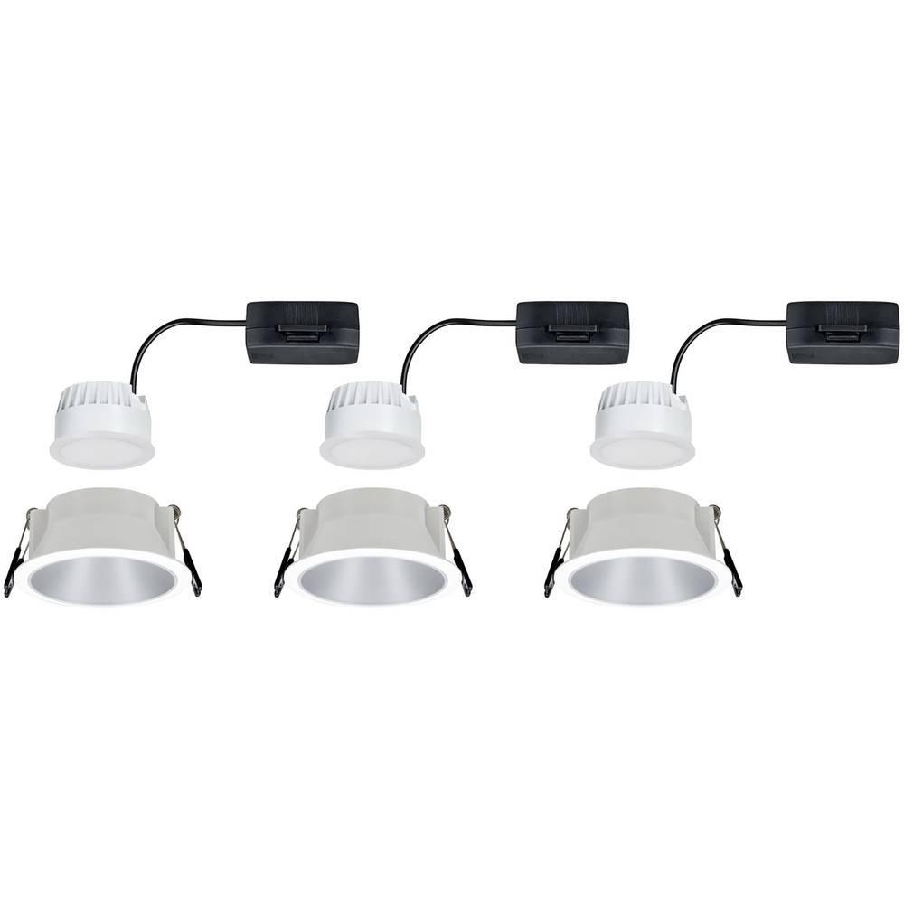 Paulmann EBL Set Cole Coin 3StepDim rd starr LED 3x6W 2700K 230V matt/Kst  