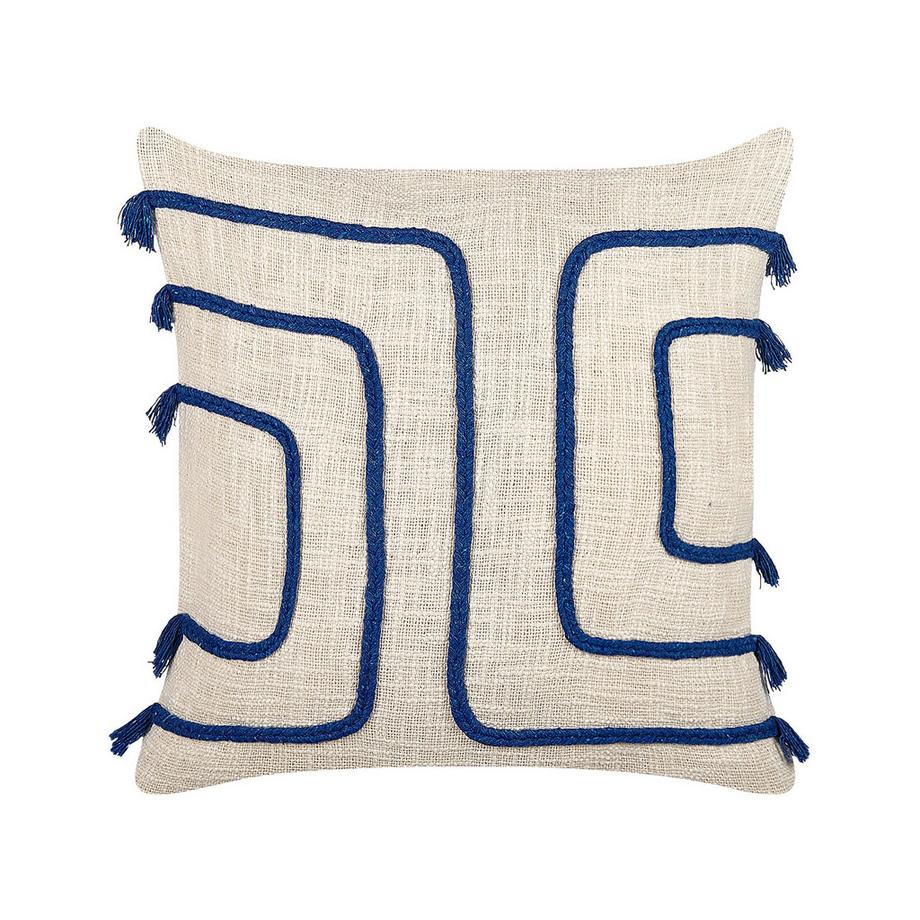 Beliani Lot de 2 coussins décoratifs en Coton  PLEIONE  