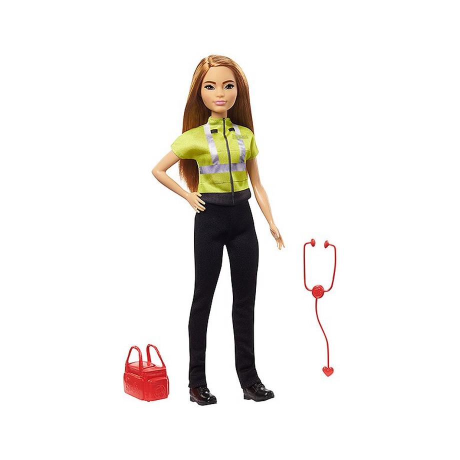 Barbie  Poupée professionnelle Barbie Ambulancier 