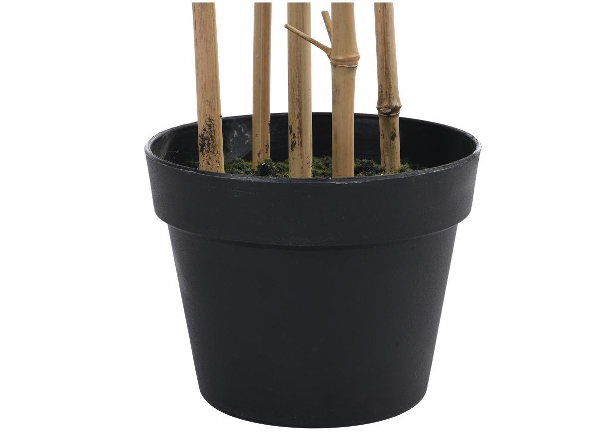 Vente-unique Kunstpflanze Bambus - H. 160 cm - MUCURI  