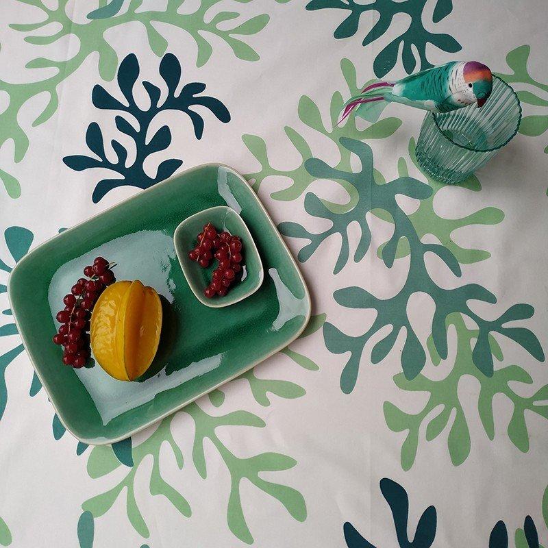 Image of Tischdecke abwaschbar Koralle Tischdecke abwaschbar Koralle