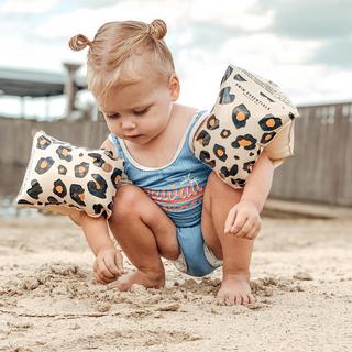 Swim Essentials  Schwimmflügel 02 Jahre Beige Leopard 