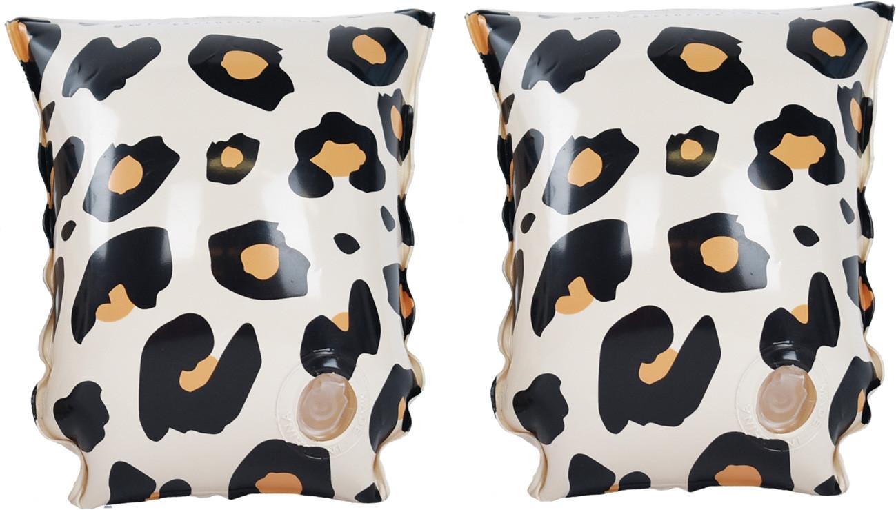 Image of Schwimmflügel 02 Jahre Beige Leopard Unisex Multicolor ONE SIZE