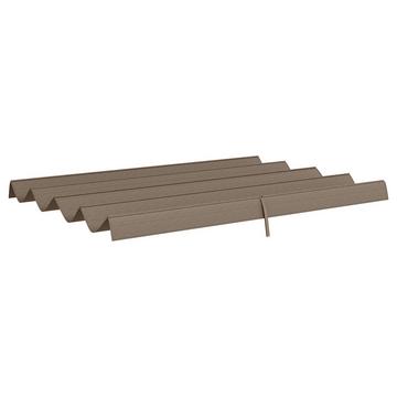Toit de rechange pour pergola de 2,85 x 2 m, auvent rétractable hydrofuge avec trous d'évacuation de la pluie, protection UV 30+, couverture d'ombrage résistante à l'hiver pour jardin, balcon, terrasse, café