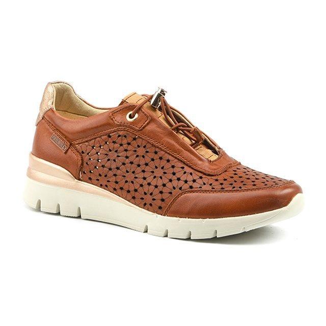 Image of Cantabria - Leder Sneaker Damen Braun 40