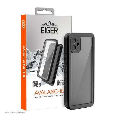 Image of Eiger iPhone 12 Outdoor Cover "Avalanche" Schwarz (EGCA00265)