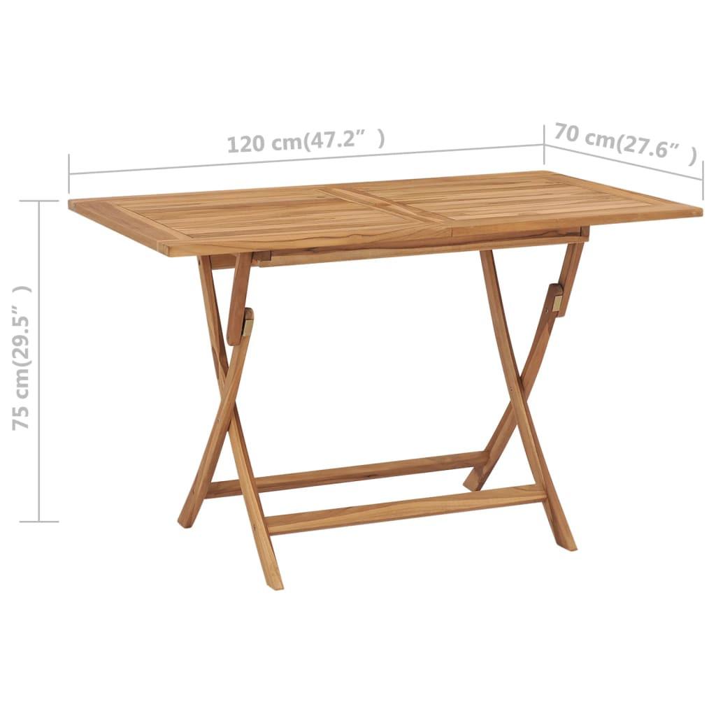 VidaXL Table à manger bois  