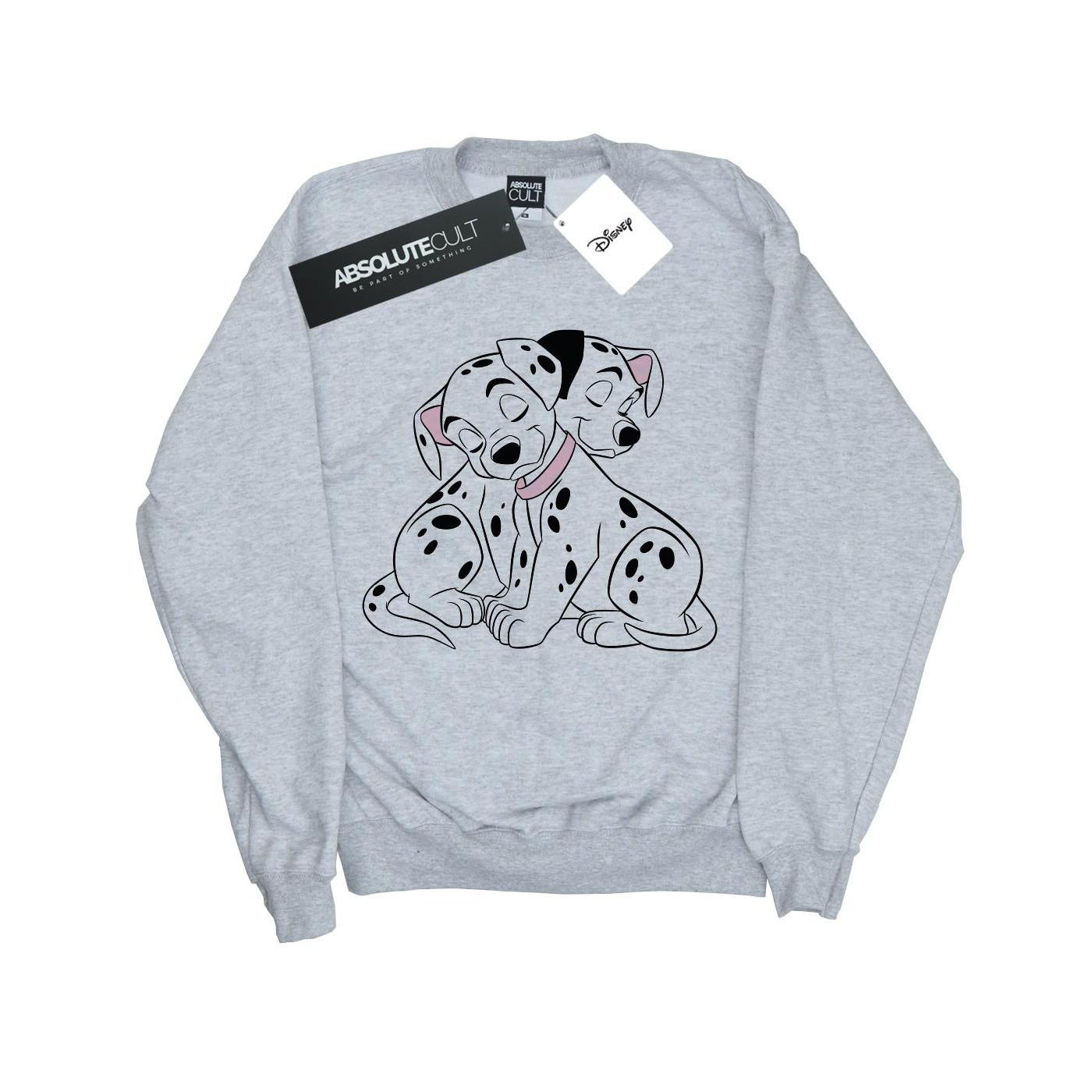 Image of 101 Dalmatians Puppy Love Sweatshirt Damen Grau L