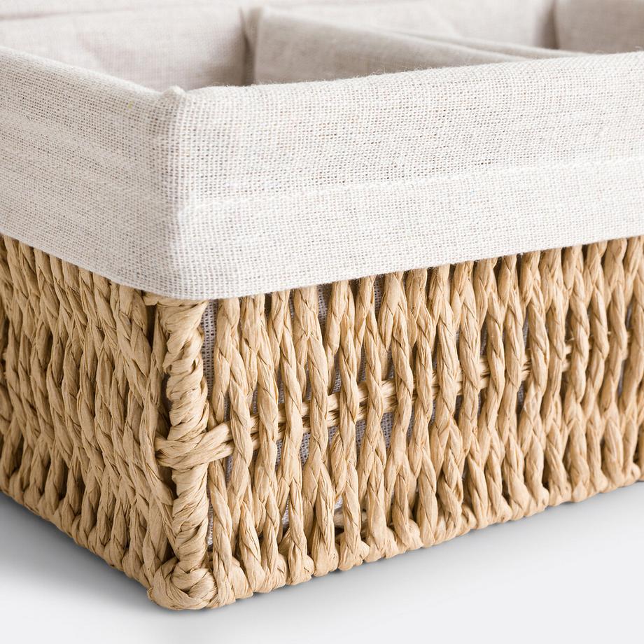 La Redoute Intérieurs Lot de 3 paniers en corde de papier  