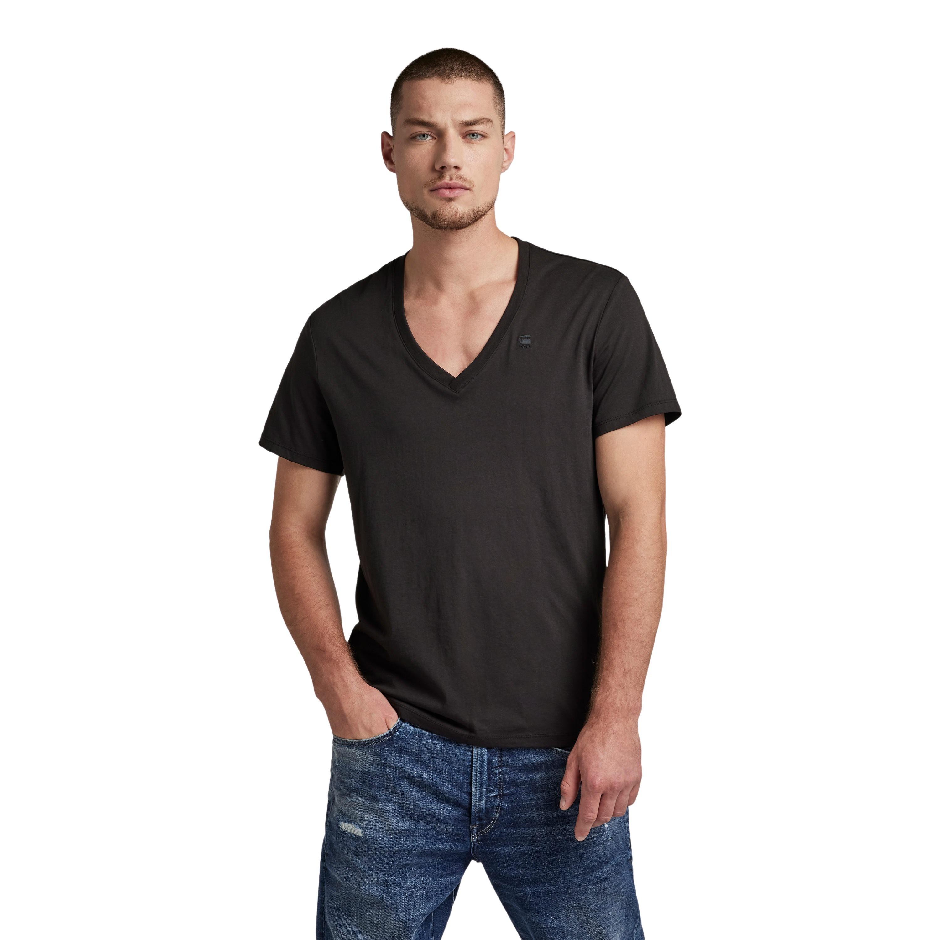 G-STAR  t-shirts mit kurzen ärmeln base htr v t (x2) 