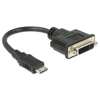 DeLock  DeLOCK 65564 Videokabel-Adapter 0,2 m HDMI Type C (Mini) DVI-D Schwarz 