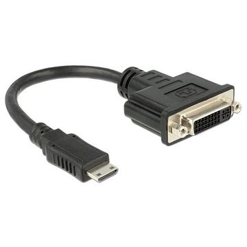 DeLOCK 65564 Videokabel-Adapter 0,2 m HDMI Type C (Mini) DVI-D Schwarz