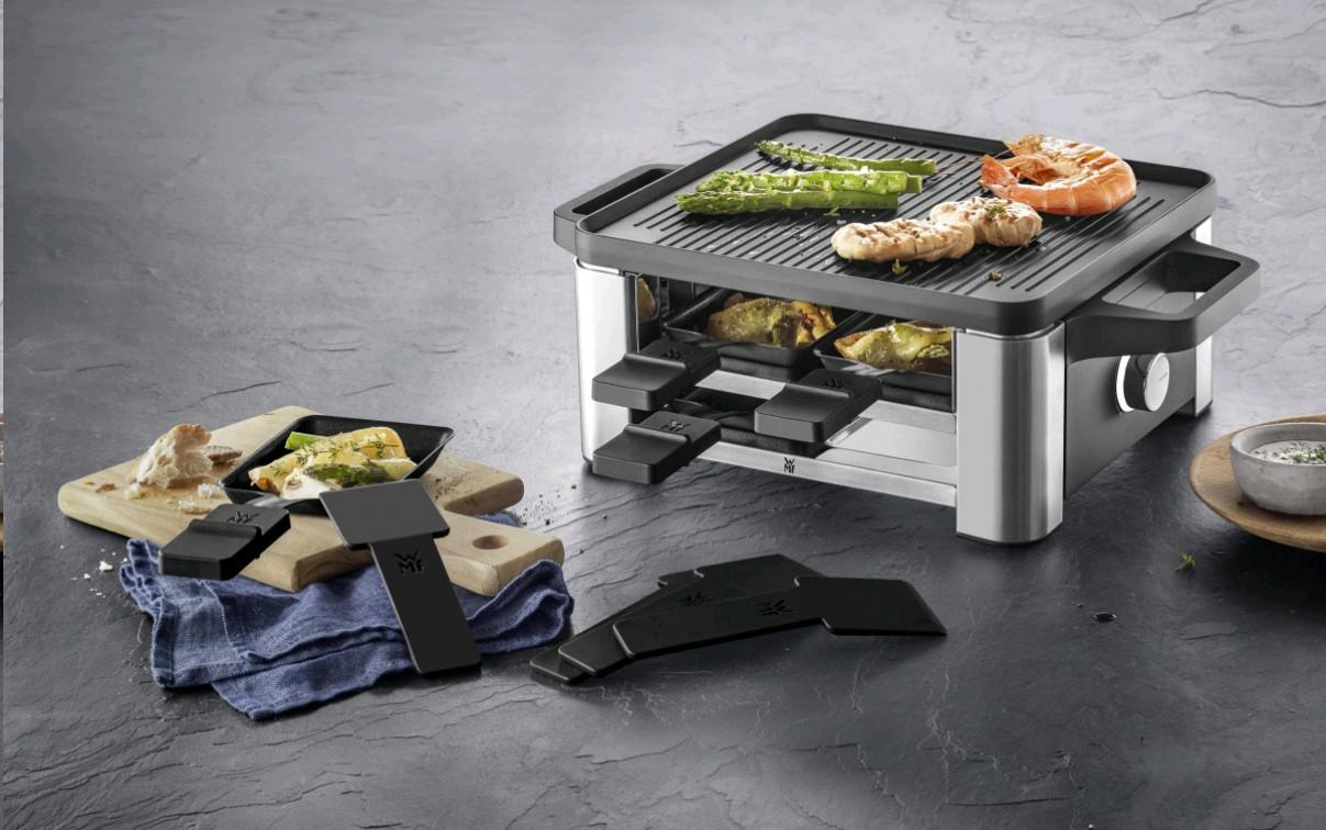 WMF  WMF 61.3024.5155 griglia per raclette 4 persona(e) Nero, Acciaio inossidabile 