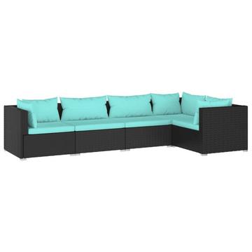 Garten-lounge-set poly-rattan