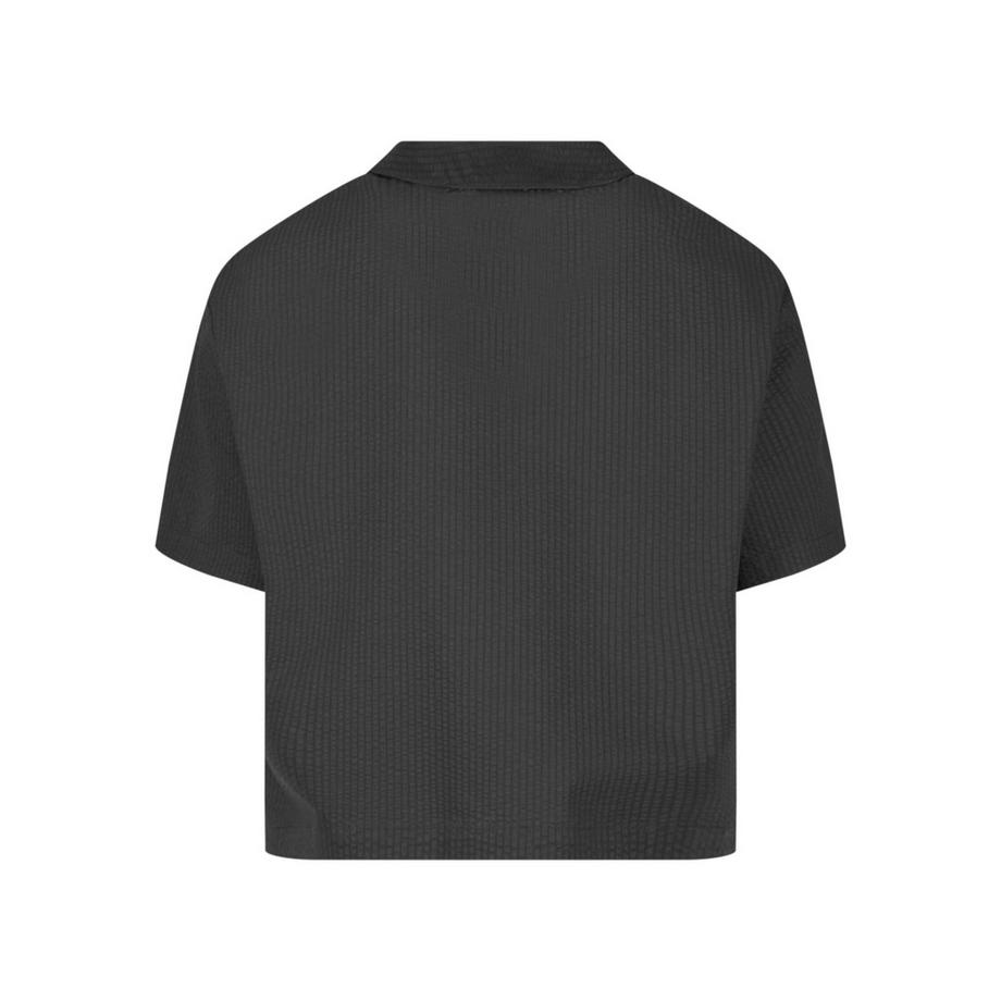 URBAN CLASSICS Camicia Seersucker Maniche Corte  